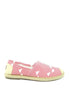 รองเท้าส้นแบบแคนวาสลายเส้น BX332- Pin Stripe Canvas Slip-On Flat Shoes