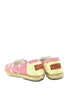 รองเท้าส้นแบบแคนวาสลายเส้น BX332- Pin Stripe Canvas Slip-On Flat Shoes