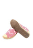 รองเท้าส้นแบบแคนวาสลายเส้น BX332- Pin Stripe Canvas Slip-On Flat Shoes