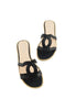 รองเท้าแตะแฟชั่น - Cross Straps Flats Sandals