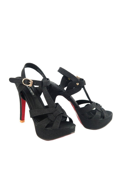 รองเท้าส้นสูง K9023 - Open Toe Strappy Platform Heel Sandals รองเท้าส้นสูง K9023 - Open Toe Strappy Platform Heel Sandals