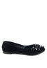 รองเท้าส้นแบนกำมะหยี่ A-242 - Basic Round Toe Ballet Flats
