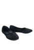 รองเท้าคัชชูส้นแบนประดับคริสตัล A-302 - Basic Round Toe Ballet Flats