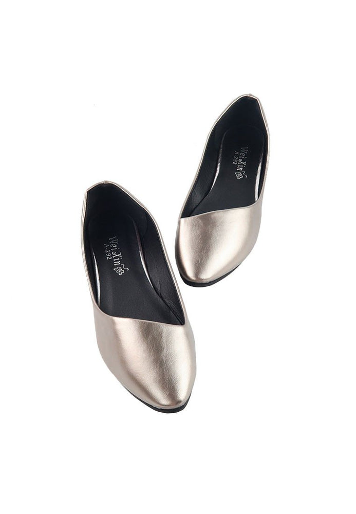รองเท้าคัตชูส้นแบน A-292 - Pointed Toe Ballet Flat