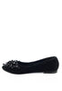 รองเท้าส้นแบนกำมะหยี่ A-242 - Basic Round Toe Ballet Flats