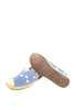 รองเท้าส้นแบบแคนวาสลายเส้น BX332- Pin Stripe Canvas Slip-On Flat Shoes