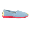 รองเท้าส้นแบนผ้าแคนวาส BX2010 - Bengal Stripe Canvas Flats Shoes