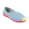 รองเท้าส้นแบนผ้าแคนวาส BX2010 - Bengal Stripe Canvas Flats Shoes