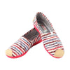 รองเท้าส้นแบนผ้าแคนวาส BX2010 - Bengal Stripe Canvas Flats Shoes