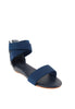 รองเท้าแตะส้นเตารีดสายไขว้ - Zipper Wedge Ankle Strap Sandals