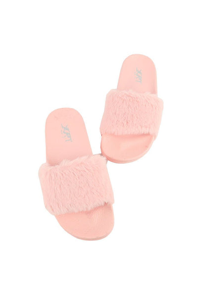 รองเท้าแตะขนเฟอร์ No.M-1 - Rubber Fur Slipper Sandals รองเท้าแตะขนเฟอร์ No.M-1 - Rubber Fur Slipper Sandals