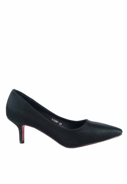 รองเท้าส้นสูงหัวแหลมคลาสสิค K9097 - Classic Slip On Pointed Toe Low Kitten Heel Pumps Shoes รองเท้าส้นสูงหัวแหลมคลาสสิค K9097 - Classic Slip On Pointed Toe Low Kitten Heel Pumps Shoes