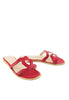 รองเท้าแตะแฟชั่น - Cross Straps Flats Sandals