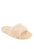 รองเท้าแตะขนเฟอร์ No.M-1 - Rubber Fur Slipper Sandals