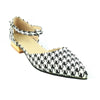 รองเท้าส้นหนารัดข้อลายชิโน - Shinori Marry Jane Low-Heels Shoes
