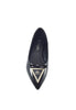 รองเท้าส้นแบนสีขาวแต่งโบว์ - Pointy Loafer Flats Shoes