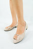 รองเท้าส้นเตี้ยกลิตเตอร์ A-254 - Glitter Slip - On Shoes