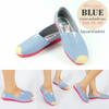 รองเท้าส้นแบนผ้าแคนวาส BX2010 - Bengal Stripe Canvas Flats Shoes
