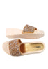 รองเท้าแตะเตารีดกลิตเตอร์ - Glitter Rubber Wegde Sandals