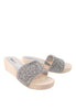 รองเท้าแตะเตารีดกลิตเตอร์ - Glitter Rubber Wegde Sandals