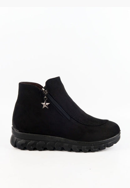 รองเท้าบูทกันหนาว No.721 - Snow Fleece Ankle Boots รองเท้าบูทกันหนาว No.721 - Snow Fleece Ankle Boots