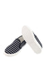 รองเท้าส้นแบนแคนวาส No.1512 - Pin Stripe Canvas Casual Sneakers