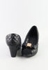 รองเท้าคัตชูส้นเตี้ยแต่งโบว์ - Mid-Heel Comfort Slip-On Loafers Shoes