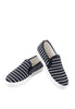 รองเท้าส้นแบนแคนวาส No.1512 - Pin Stripe Canvas Casual Sneakers