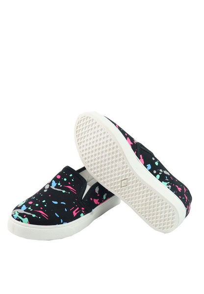 รองเท้าส้นแบนแคนวาส - Mulit-Colors Canvas Loafers รองเท้าส้นแบนแคนวาส - Mulit-Colors Canvas Loafers
