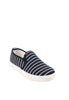รองเท้าส้นแบนแคนวาส No.1512 - Pin Stripe Canvas Casual Sneakers