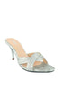 รองเท้าส้นสูงสีเงิน - Silver High Heel Sandals