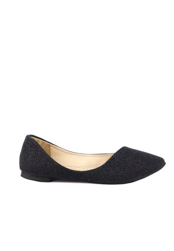 รองเท้าส้นแบน No.400 - Shimmer Pointy Toe Ballet Flats