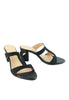 รองเท้าส้นสูง - T-Strap Chunky Heel Sandals