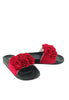 รองเท้าแตะแต่งดอกไม้ No.M-3 - Rubber Floral Slipper Sandals