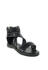 รองเท้าแตะส้นแบน - Gladiator Zipper Flat Sandals