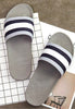 รองเท้าเเตะส้นเเบน X-2 - Unisex Multi Colors Stripes Sandals