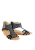 รองเท้าเตารีดสแตปปี้ซิปหลัง - Strappy Gladiator Wedge Sandal