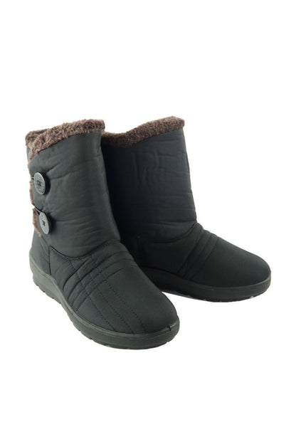 รองเท้าบูทกันหนาว รุ่น 1602- Waterproof Fur Lined Winter Boots