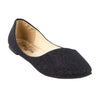 รองเท้าส้นแบน No.400 - Shimmer Pointy Toe Ballet Flats