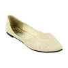 รองเท้าส้นแบน No.400 - Shimmer Pointy Toe Ballet Flats