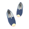รองเท้าส้นแบนผ้าแคนวาส BX2010 - Bengal Stripe Canvas Flats Shoes
