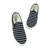 รองเท้าส้นแบนแคนวาส No.1512 - Pin Stripe Canvas Casual Sneakers