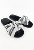 รองเท้าแตะขนเฟอร์ - Plush Faux Fur Rubber Sole House Slipper