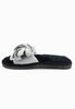 รองเท้าแตะขนเฟอร์ - Plush Faux Fur Rubber Sole House Slipper