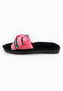 รองเท้าแตะขนเฟอร์ - Plush Faux Fur Rubber Sole House Slipper