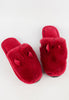 รองเท้าแตะขนเฟอร์ - Plush Faux Fur House Rubber Sole Slipper