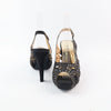 รองเท้าส้นสูงรัดส้นกลิตเตอร์ 9078-133 - Glitter Platform Sandals