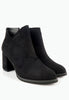 รองเท้าบูทแฟชั่นส้นสูง - Pointed Toe Mid Heel Ankle Boots