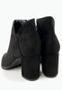 รองเท้าบูทแฟชั่นส้นสูง - Pointed Toe Mid Heel Ankle Boots