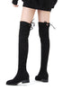 รองเท้าบูทกำมะหยี่ยาว - Women's Knee High Stretch Boot